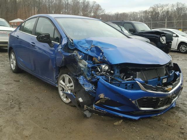 1G1BE5SM7H7212865 - 2017 CHEVROLET CRUZE LT BLUE photo 1