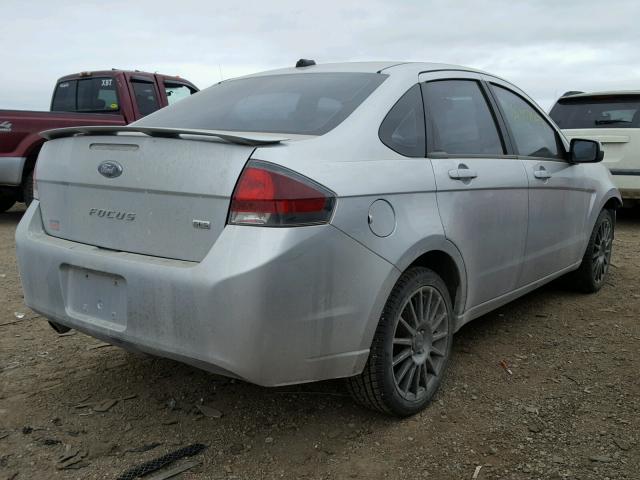 1FAHP3GN9AW287991 - 2010 FORD FOCUS SES SILVER photo 4
