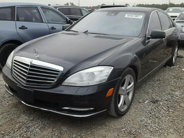 WDDNG7DB5DA506984 - 2013 MERCEDES-BENZ S 550 BLACK photo 2