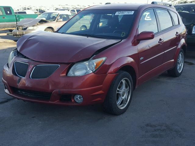 5Y2SL638X5Z437687 - 2005 PONTIAC VIBE RED photo 2