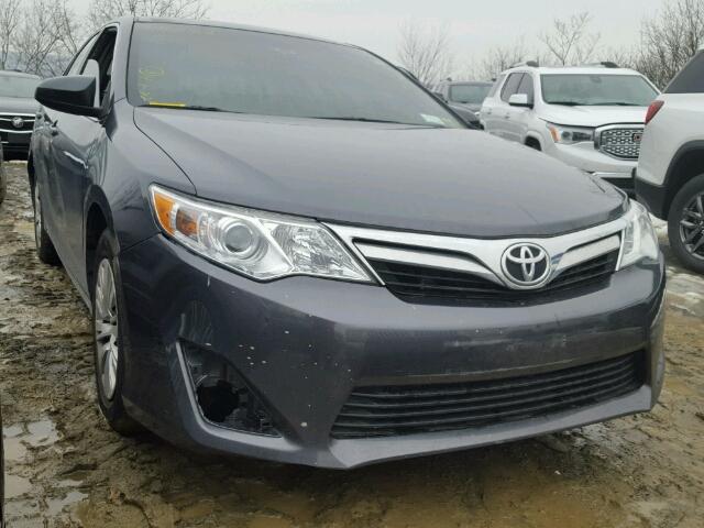 4T1BF1FK1DU212812 - 2013 TOYOTA CAMRY L GRAY photo 1