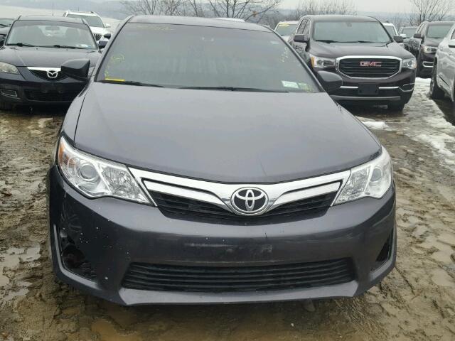 4T1BF1FK1DU212812 - 2013 TOYOTA CAMRY L GRAY photo 9