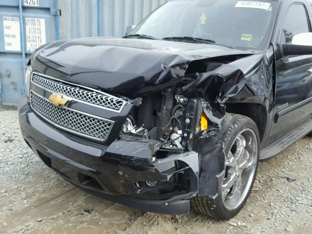 1GNSCAE08DR253395 - 2013 CHEVROLET TAHOE C150 BLACK photo 9