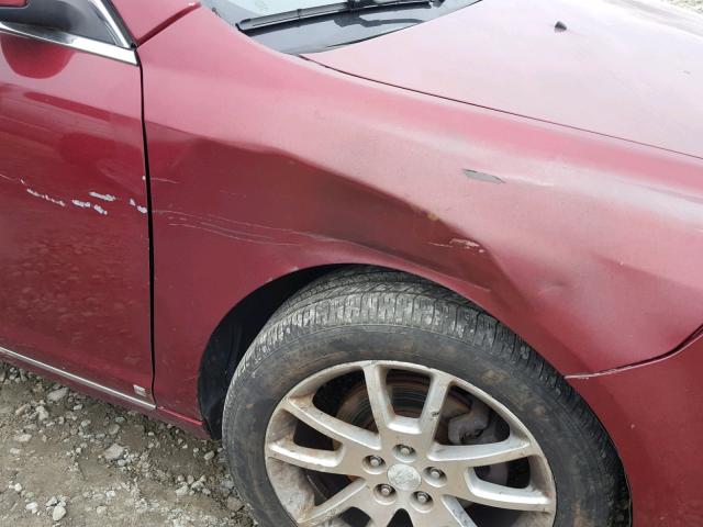 1G1ZK57749F190132 - 2009 CHEVROLET MALIBU LTZ 红色 照片 9