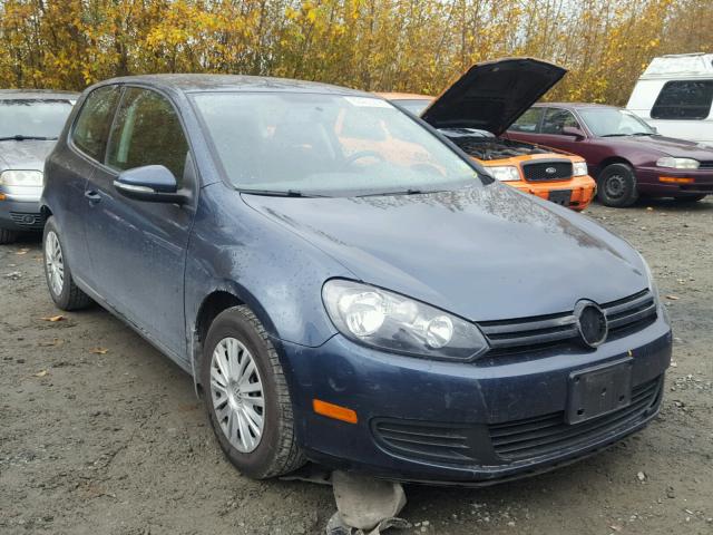 WVWBB7AJ4AW263657 - 2010 VOLKSWAGEN GOLF BLUE photo 1