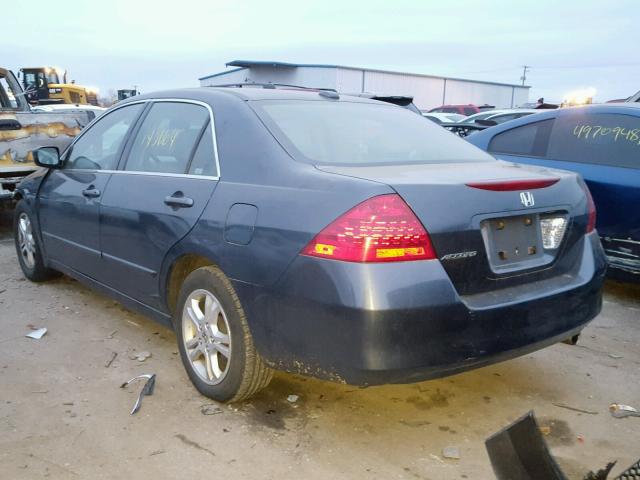 1HGCM568X6A112661 - 2006 HONDA ACCORD EX BLUE photo 3