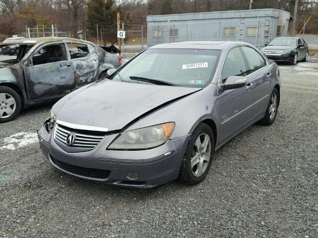 JH4KB16617C004425 - 2007 ACURA RL GRAY photo 2