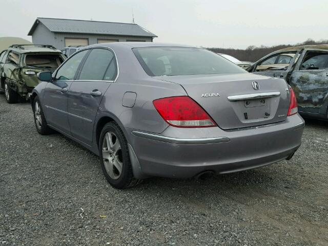 JH4KB16617C004425 - 2007 ACURA RL GRAY photo 3