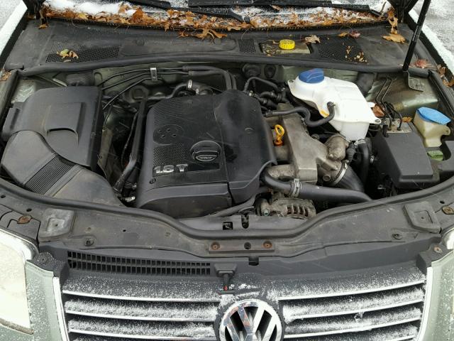 WVWPD63B82P018257 - 2002 VOLKSWAGEN PASSAT GLS GREEN photo 7