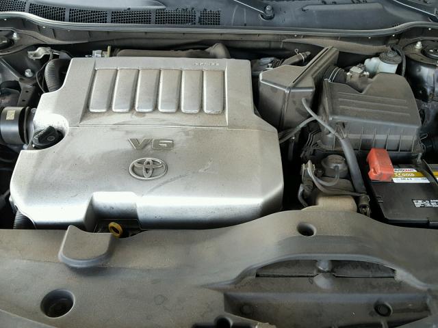 4T1BK46K29U074489 - 2009 TOYOTA CAMRY SE BLACK photo 7