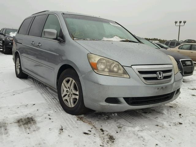 5FNRL38756B001804 - 2006 HONDA ODYSSEY EX GRAY photo 1