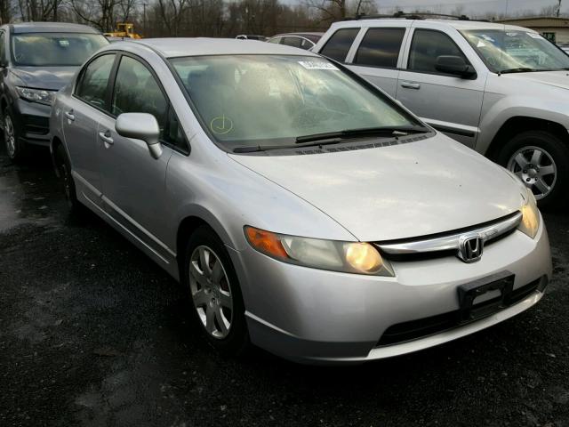 1HGFA16536L126118 - 2006 HONDA CIVIC LX SILVER photo 1