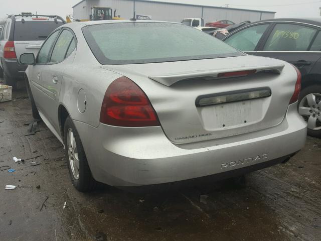 2G2WP552361309511 - 2006 PONTIAC GRAND PRIX SILVER photo 3