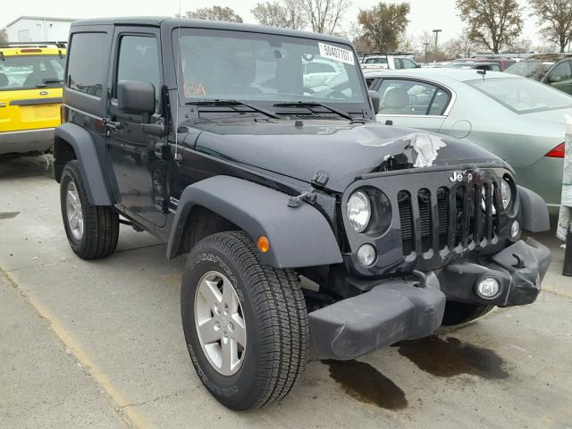 1C4AJWAG3EL176255 - 2014 JEEP WRANGLER S BLACK photo 1