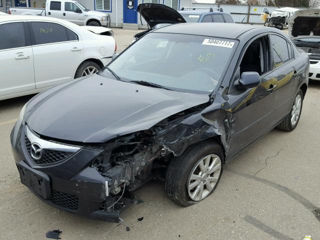 JM1BK32F081795787 - 2008 MAZDA 3 I BLUE photo 2