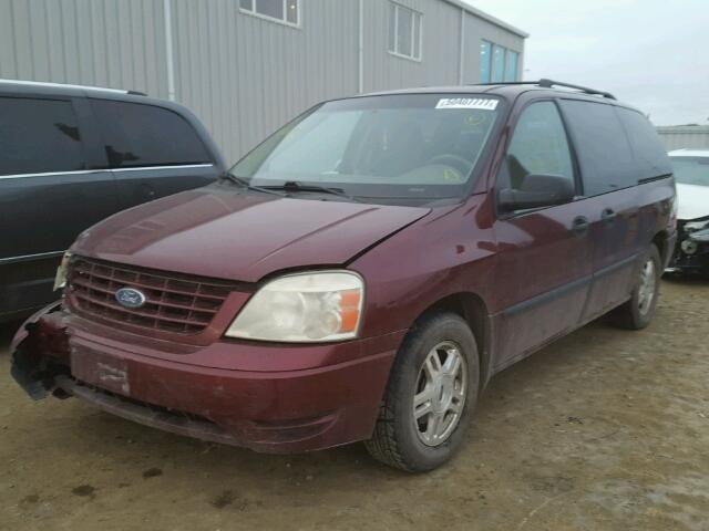 2FMZA55276BA04335 - 2006 FORD FREESTAR S BURGUNDY photo 2