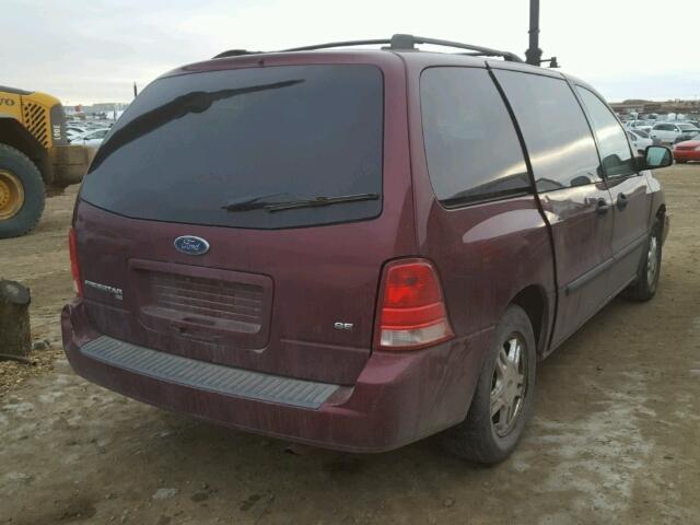 2FMZA55276BA04335 - 2006 FORD FREESTAR S BURGUNDY photo 4