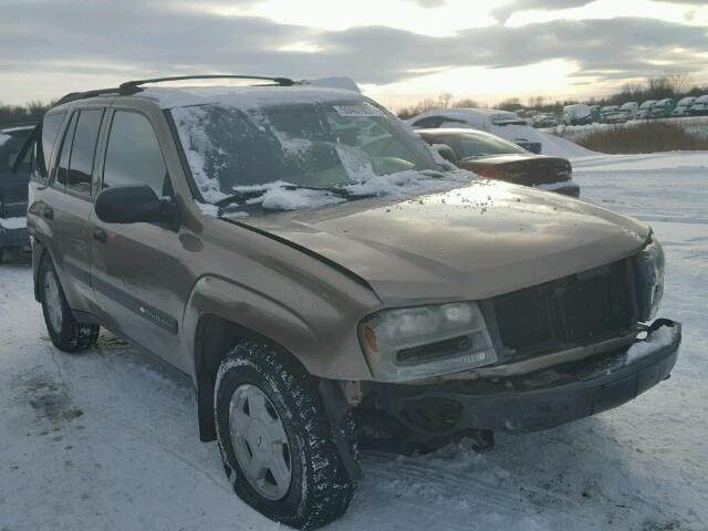 1GNDT13SX32382548 - 2003 CHEVROLET TRAILBLAZE TAN photo 1