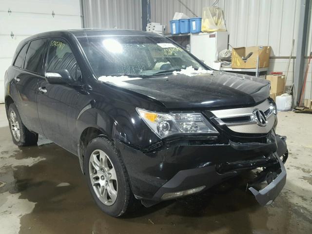 2HNYD28249H517393 - 2009 ACURA MDX BLACK photo 1