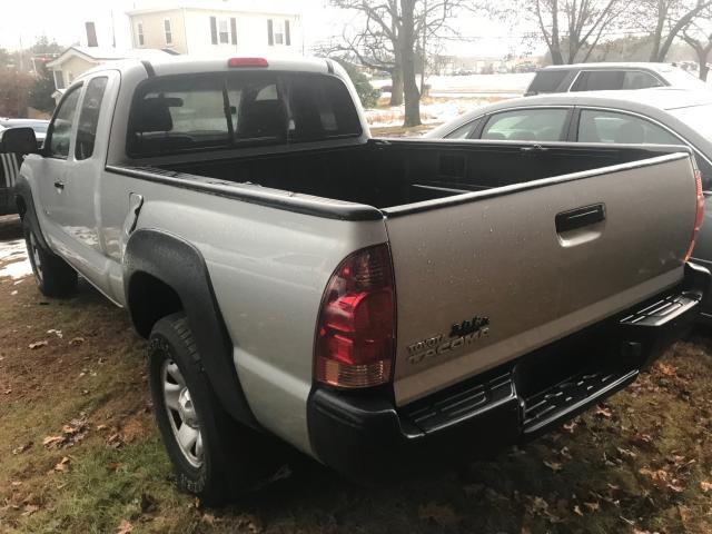 5TEMU52N55Z108584 - 2005 TOYOTA TACOMA DOU SILVER photo 3