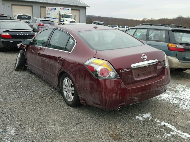 1N4AL2AP2CC134441 - 2012 NISSAN ALTIMA BAS BURGUNDY photo 3