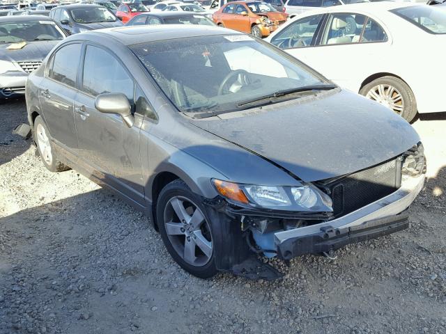 1HGFA16876L114175 - 2006 HONDA CIVIC EX ნაცრისფერი ფოტო 1