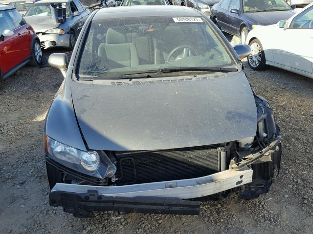 1HGFA16876L114175 - 2006 HONDA CIVIC EX GRAY photo 9