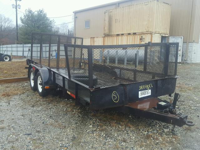 1RQUE1621V8001235 - 2000 UTILITY TRAILER BLACK photo 1