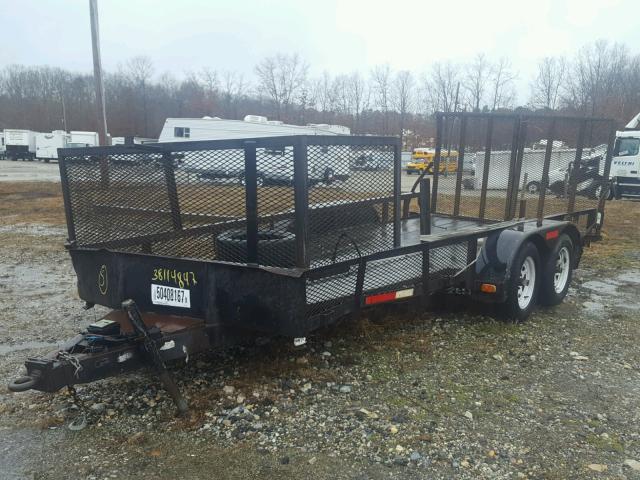 1RQUE1621V8001235 - 2000 UTILITY TRAILER BLACK photo 2