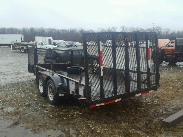 1RQUE1621V8001235 - 2000 UTILITY TRAILER BLACK photo 3