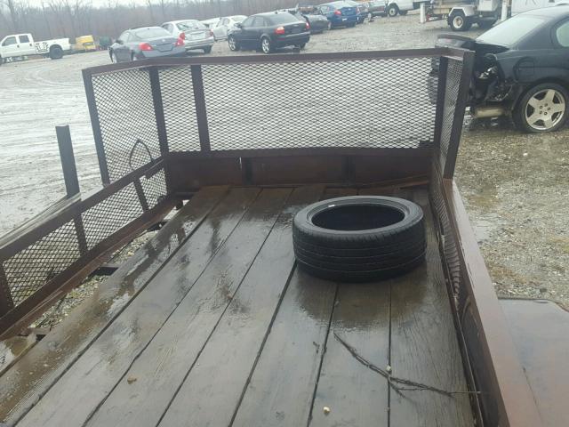 1RQUE1621V8001235 - 2000 UTILITY TRAILER BLACK photo 5