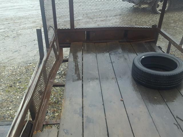 1RQUE1621V8001235 - 2000 UTILITY TRAILER BLACK photo 9