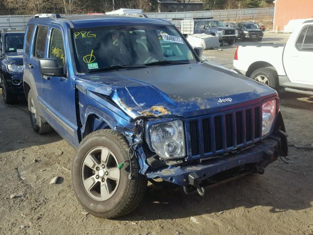 1J4PN3GK0AW180825 - 2010 JEEP LIBERTY RE BLUE photo 1
