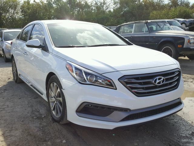 5NPE34AF6HH583373 - 2017 HYUNDAI SONATA SPO WHITE photo 1