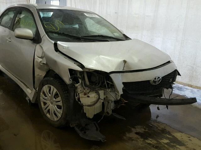 2T1BU40E99C032304 - 2009 TOYOTA COROLLA BA SILVER photo 9