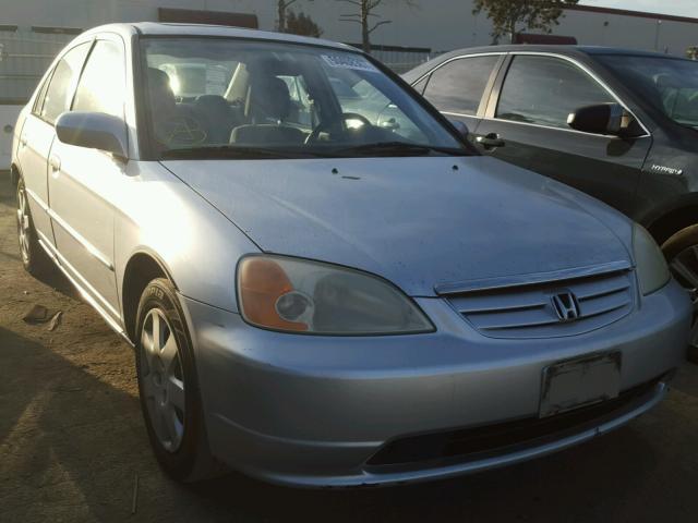 2HGES26701H564259 - 2001 HONDA CIVIC EX SILVER photo 1