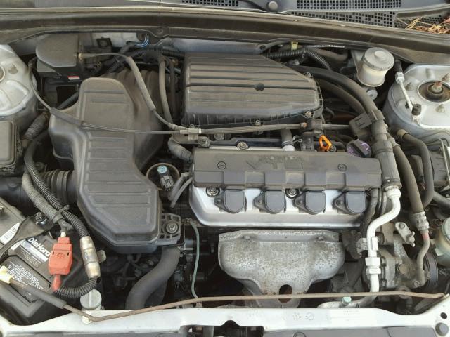 2HGES26701H564259 - 2001 HONDA CIVIC EX SILVER photo 7