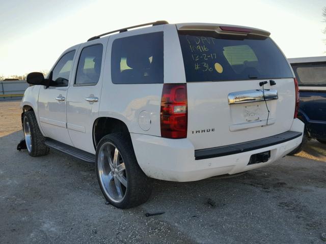 1GNEC13J77R117434 - 2007 CHEVROLET TAHOE C150 WHITE photo 3