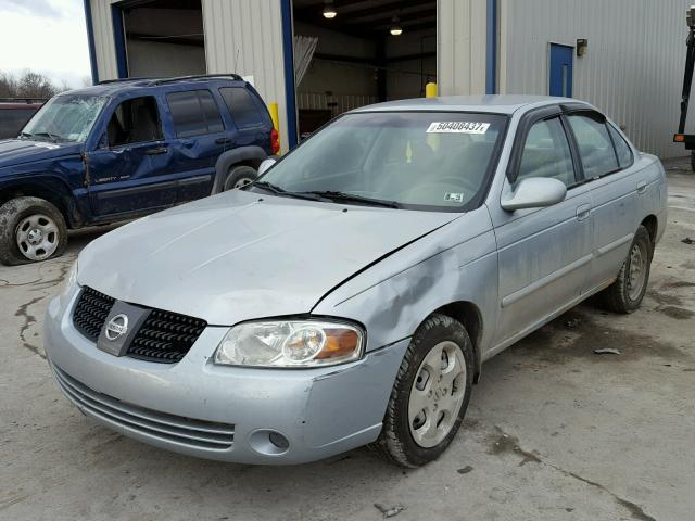 3N1CB51D34L879480 - 2004 NISSAN SENTRA 1.8 SILVER photo 2