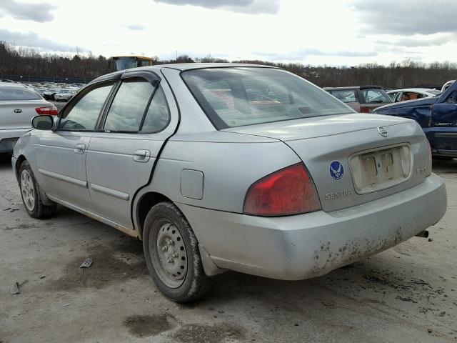 3N1CB51D34L879480 - 2004 NISSAN SENTRA 1.8 SILVER photo 3