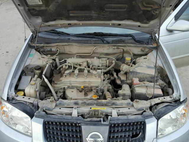 3N1CB51D34L879480 - 2004 NISSAN SENTRA 1.8 SILVER photo 7