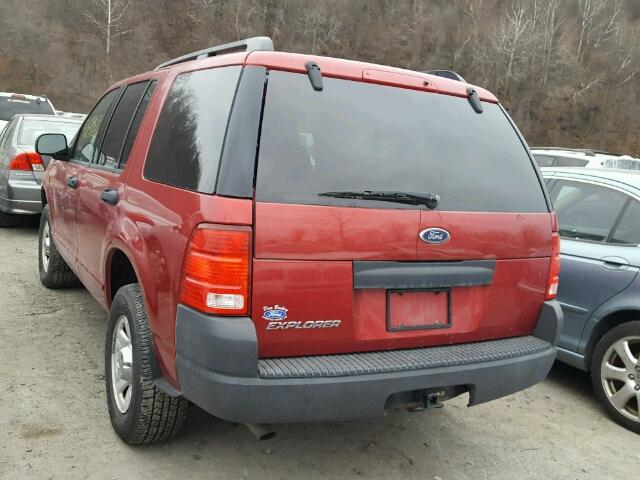 1FMZU72K63ZB34302 - 2003 FORD EXPLORER X RED photo 3
