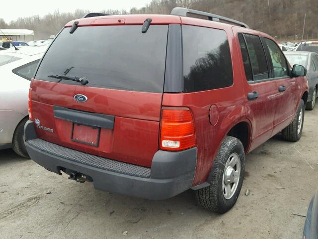 1FMZU72K63ZB34302 - 2003 FORD EXPLORER X RED photo 4