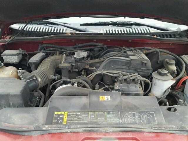 1FMZU72K63ZB34302 - 2003 FORD EXPLORER X RED photo 7