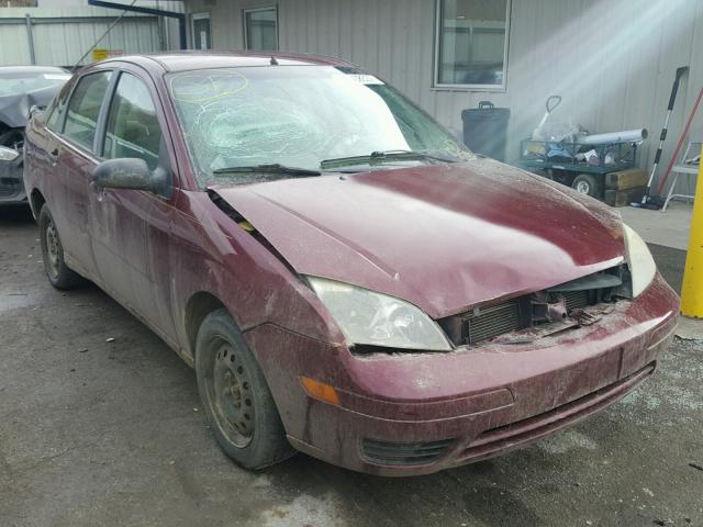 1FAFP34N27W221805 - 2007 FORD FOCUS ZX4 MAROON photo 1