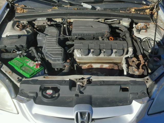 1HGEM22923L076776 - 2003 HONDA CIVIC EX SILVER photo 7