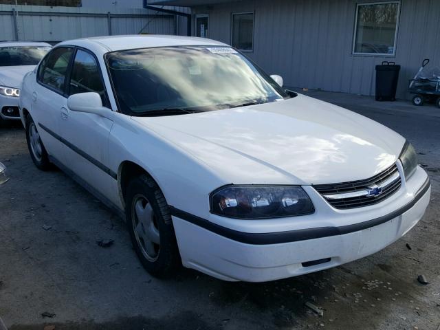 2G1WF52E519182759 - 2001 CHEVROLET IMPALA WHITE photo 1