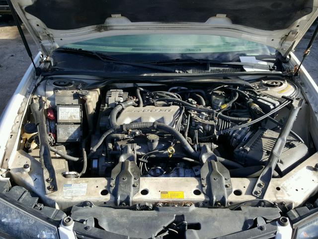 2G1WF52E519182759 - 2001 CHEVROLET IMPALA WHITE photo 7