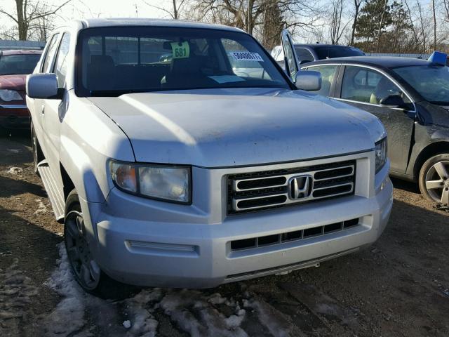 2HJYK16526H548555 - 2006 HONDA RIDGELINE SILVER photo 1