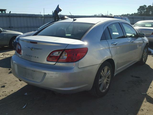 1C3LC66M57N550037 - 2007 CHRYSLER SEBRING LI SILVER photo 4